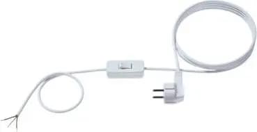 Bachmann 302.274 H03VV-F 3G0,75 2m white supply lead (302.274)