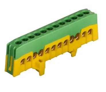 Pollmann PE12-F2 green finger-safe protective earth terminal (2020270)