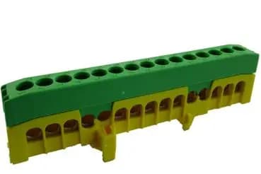 Pollmann PE15-F2, green, finger-safe protective earth terminal (2020273)