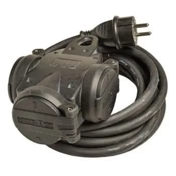 Walther 10 m H07RN-F3G1,5 protective-earth plug and socket (39100301100304)