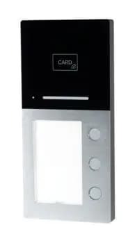 HHG Outdoor audio station with integrated RFID and Bluetooth® — three-family door station (Villa Audio 3 AS RL)