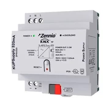 Zennio 320 mA KNX Universal Power Supply (ZPSU320)