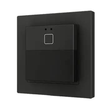 Zennio Presentia W1 v2. f wall-mounted 1-button black KNX motion detector (ZPDW1V2A)