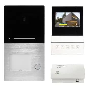 HHG set with AS AP 1-family video intercom with Monitor Basic (Villa AP Set 1 B)