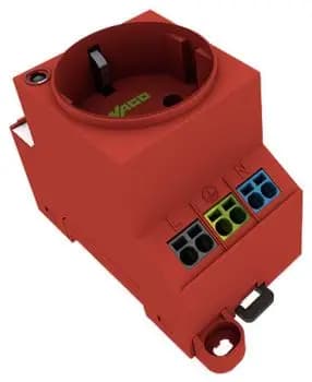 Wago control cabinet socket for DIN-rail screw mounting (709-583)