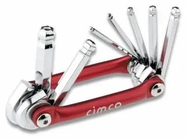 Cimco 7-piece ball-end hex key set (110596)