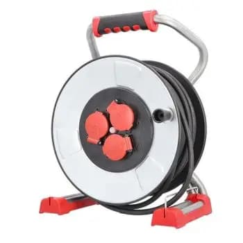 Bachmann IronCoat 3x CEE7/3 H07RN-F 3G1,5 40m Professional cable reel (399.195)