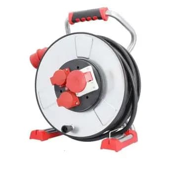 Bachmann IronCoat 3xCEE7/3 H07RN-F 3G1,5 25m Professional CEE Cable Reel (399.197)