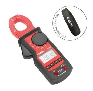 Cimco AC/DC 3100 clamp meter with pouch (111493)