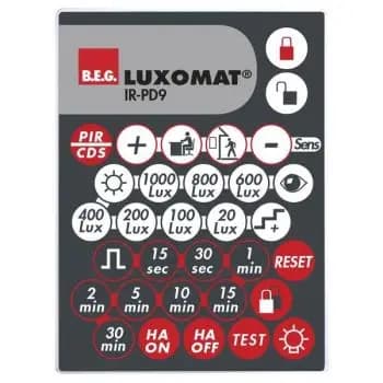 BEG Infrared IR-PD 9 Remote Control (92201)