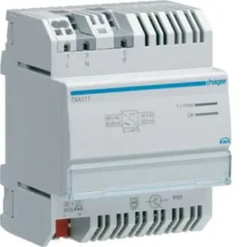Hager TXA111 with Dr. tebis 320 mA power supply (TXA111)