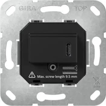 Gira 236300 PD Type C SCHUKO Socket Insert (236300)