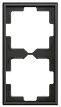 Zennio ZS70 2-module black frame (ZS70FM2A)