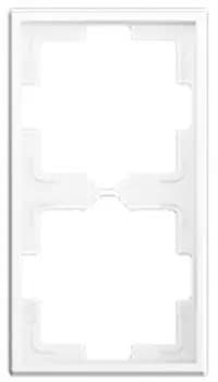 Zennio ZS70 2-module White Matt Frame (ZS70FM2MW)