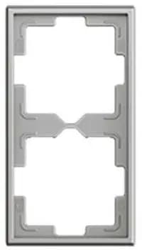 Zennio ZS70 2-Module Silver Frame (ZS70FM2S)