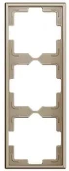 Zennio ZS70 3-Module Champagne Frame (ZS70FM3C)