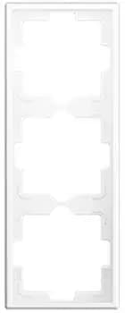 Zennio ZS70 3-module matte white frame (ZS70FM3MW)