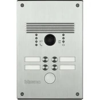 Bticino 308001 Video-AV Aluminium 4-button Video Door Station (308001)