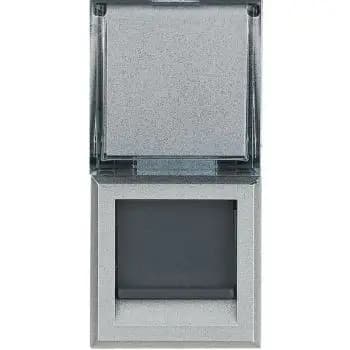 Bticino HC4279C6A RJ45 Cat6A STP aluminium data outlet (HC4279C6A)