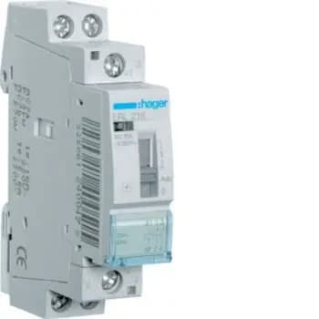 Hager ERL216 16A 2S 8/12V Installation Relay (ERL216)