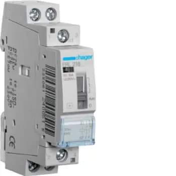 Hager ERL218 16A 1 NO + 1 NC 8/12V installation relay (ERL218)