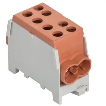 Pollmann HLAK35-1/2M2br brown connectable main conductor branch terminal block (2080144)