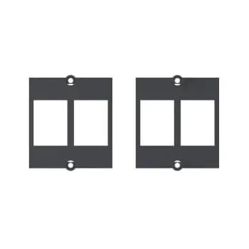 Bachmann 2x Keystone black metal mounting module (917.061)
