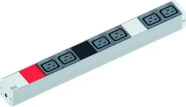 Bachmann 800.0111 19-inch 6x C19 CEE 16A power strip (800.0111)