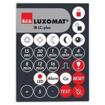 BEG 92095 IR-LC gray/red remote control (92095)