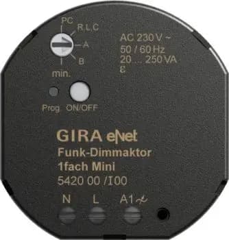 Gira 542000 Mini 20-250VA eNet wireless dimming actuator (542000)