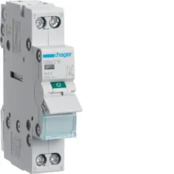 Hager SBM216 2-pole 16A switch with indicator light (SBM216)