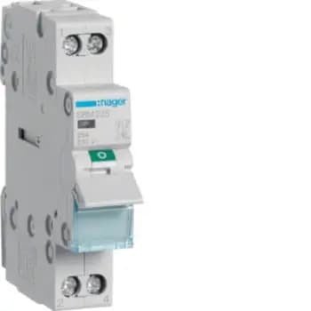 Hager SBM225 2-pole 25 A switch with indicator light (SBM225)