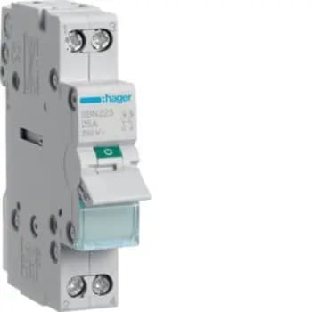 Hager SBN225 2-pole 25A disconnect switch (SBN225)