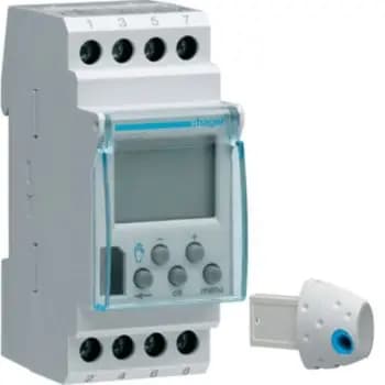 Hager EG103D 1W/16A 2PLE digital weekly timer (EG103D)