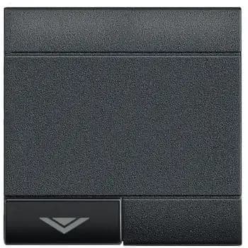Bticino L4915M2ADN 2-module anthracite rocker dimmer (L4915M2ADN)