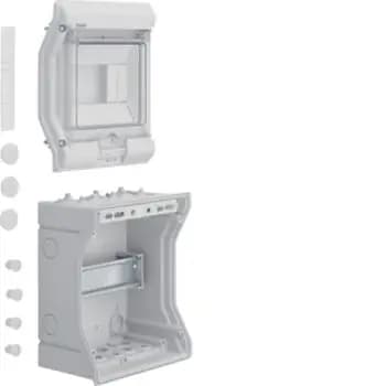 Hager VE106D 6-module surface-mounted distribution box (VE106D)