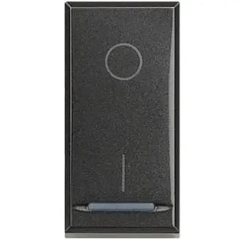 Bticino 2-pole 20A anthracite switch (HS4002)