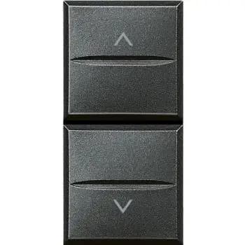 Bticino anthracite shutter switch (HS4037)