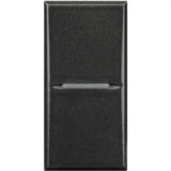Bticino 2-pole anthracite push button (HS4044)