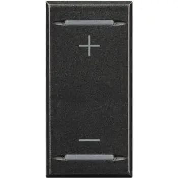 Bticino 1-module rocker with control symbol, anthracite (HS4911AD)