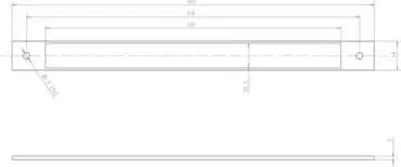Assa Z09-DBRR3----00 609 EST 300x24x3 spacer plate (Z09-DBRR3----00)