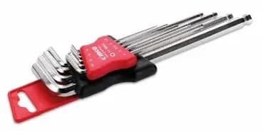 Cimco 9-piece hexagon pin key set (110604)