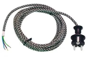 Bachmann 313.176 H03RT-H 3G1,00 3m grey/white supply cable (313.176)