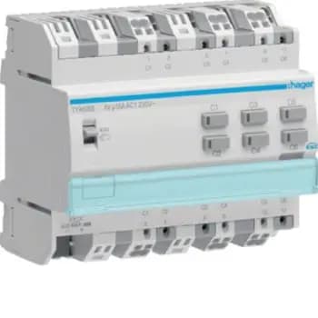 Hager TYA606E 6-channel 16A KNX switching output (TYA606E)