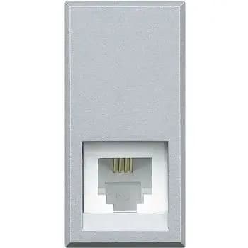 Bticino HC425/11N RJ11 K10 telephone socket (HC4258/11N)