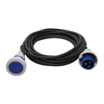 Walther 16A 3P 230V 6h IP67 10m H07RN-F 3G2.5 CEE cable (39100302100067)