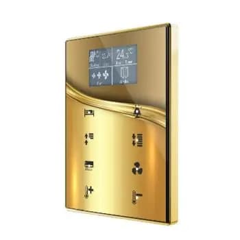 Zennio capacitive touch panel display with 8 buttons and aluminium frame (ZVI-TMDD)