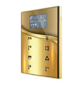 Zennio display with 8 buttons, PC‑ABS frame, capacitive touch panel (ZVI-TMDD-P)