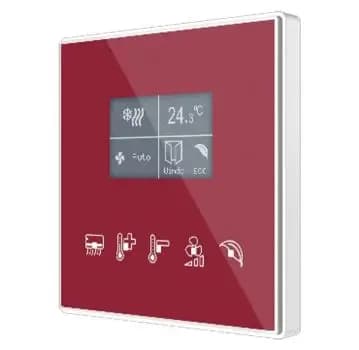 Zennio display with 5-button capacitive touch panel (ZVI-SQTMDD)