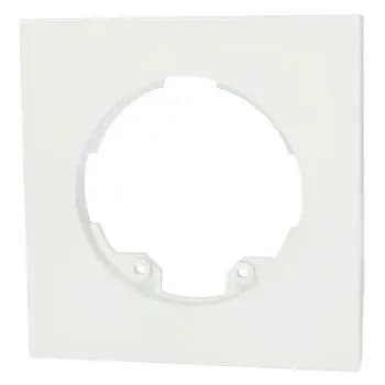 BEG Indoor140 63x63 pure white matte central plate (94345)